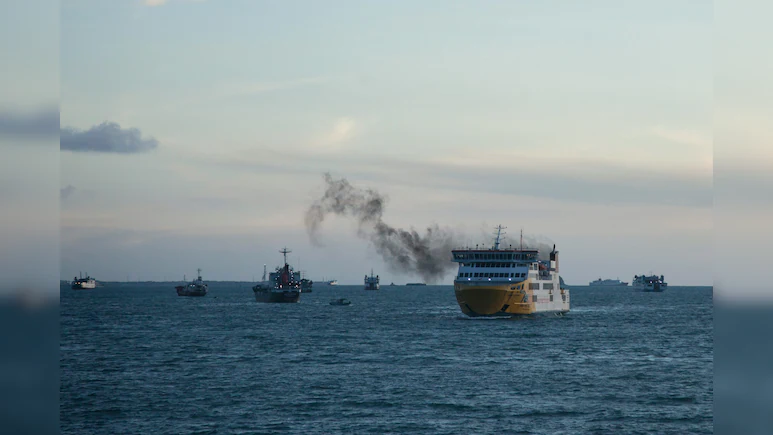 Strait of Hormuz satellite view